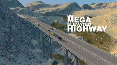 cities skylines build elevated road.